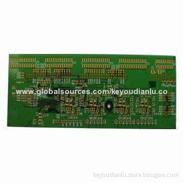 High-precision FR4 Multilayer PCB with 1.6mm Board Thickness, Green Solder Mask